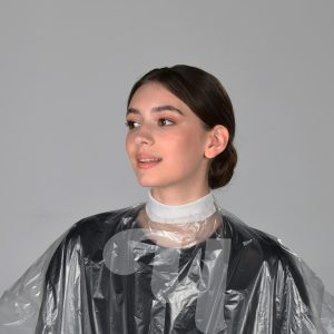 Spunlace disposable collar strips, 7x40 cm