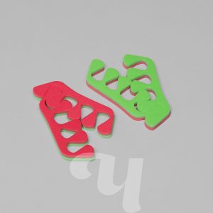 Polyethylene foam toe separators, 8 mm