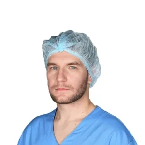 Набор медицинских шапочек одноразовых Чистовье, 603-204, синий, 50 шт