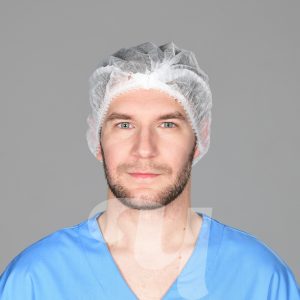 Disposable Bouffant Cap (Charlotte style), Spunbond